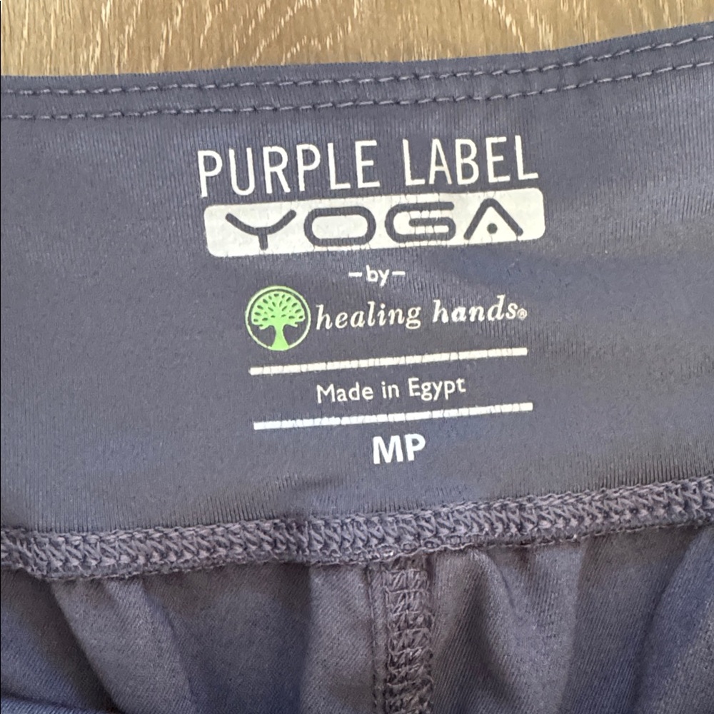 Healing Hands Women's Tori Yoga Pants, Jane Y Neck Shirt Set Charcoal Gray Med P - Picture 5 of 9